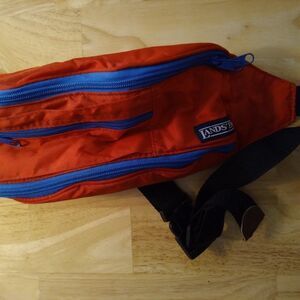 Deadstock Vintage 90s Lands' End Fanny Pack Belt Bag Waist Pouch